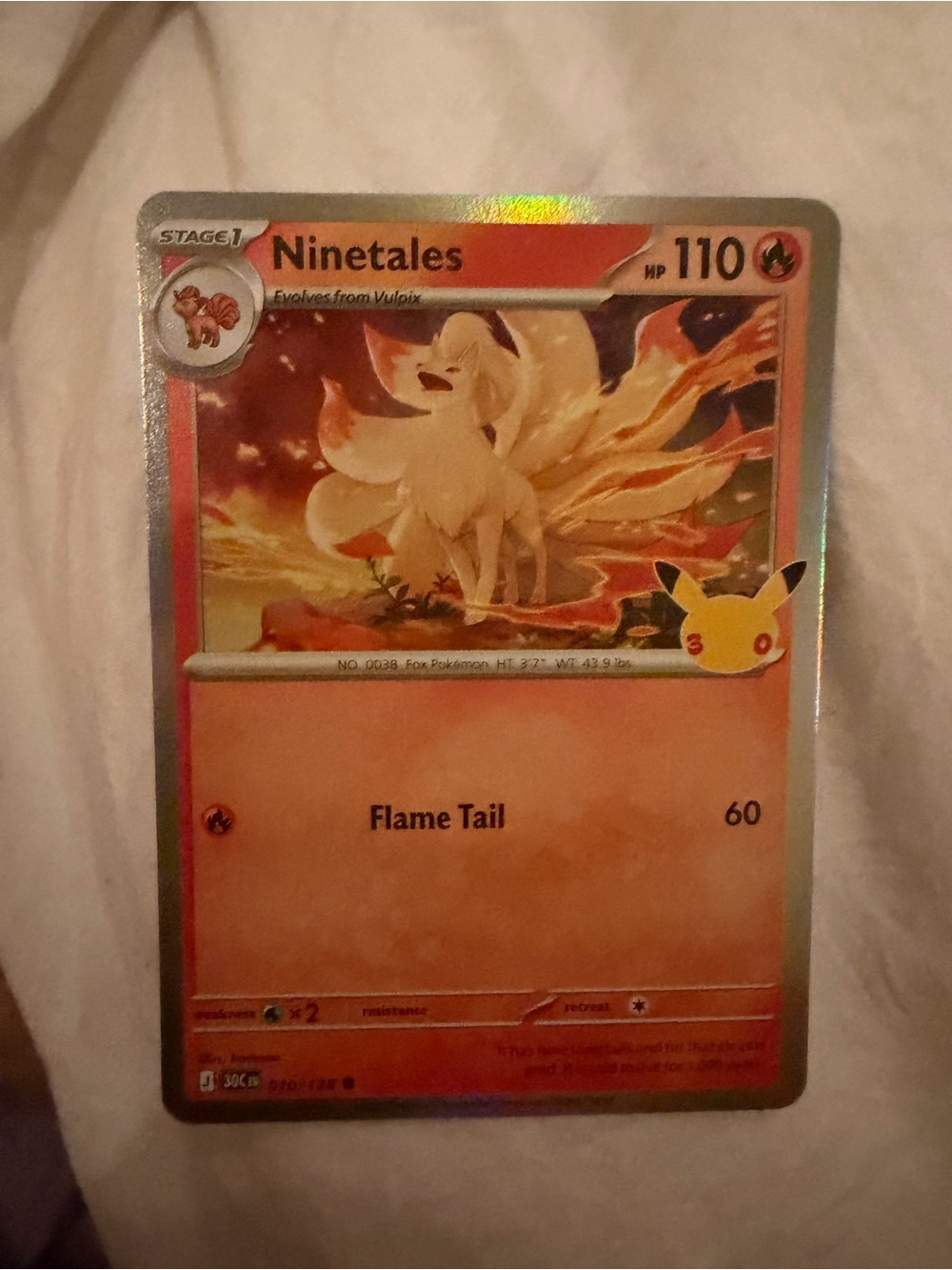 Ninetales Holo Celebrations - Mint
